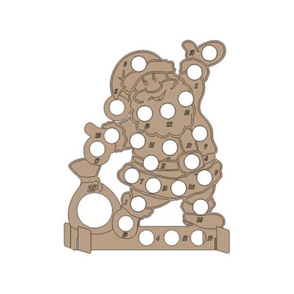 

handmade wooden christmas advent calendar hollow out countdown christmas tree elk chocolate stand holder home decor e65b christmas decoratio