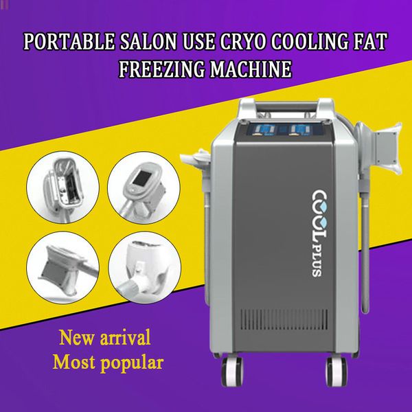 

est portable cryotherapy cryolipolysis fat ing slimming machine body slimming equipment with 4 handles cryolipolysis clod system