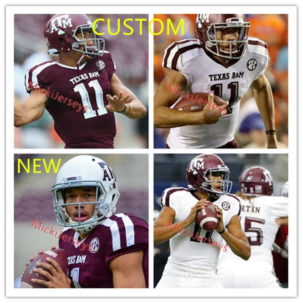 

custom ncaa texas am aggies джерси эрик маккой тайрел додсон отаро алака кингсли кеке райли гарнер райан таннехилл джейс стернбергер джерси, Black;red