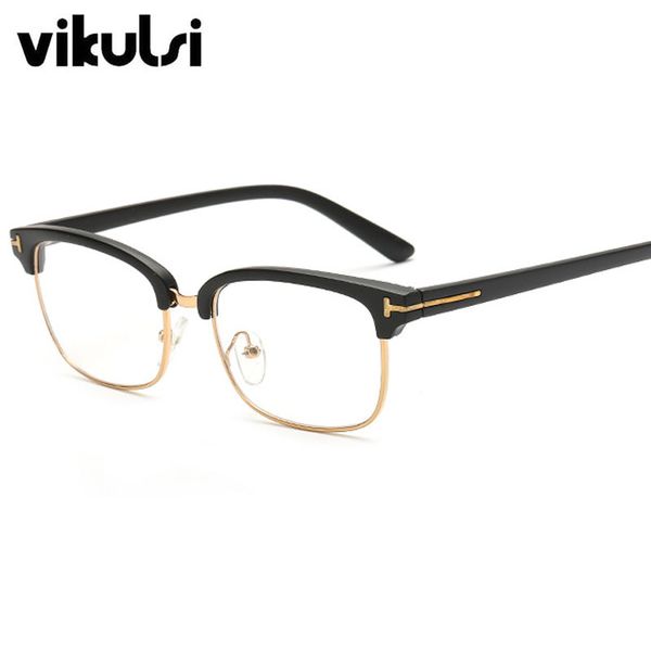 

2017 fashion eye glasses frames luxury designer women men clear glasses optical eyewear frames oculos vintage retro spectacles, Silver