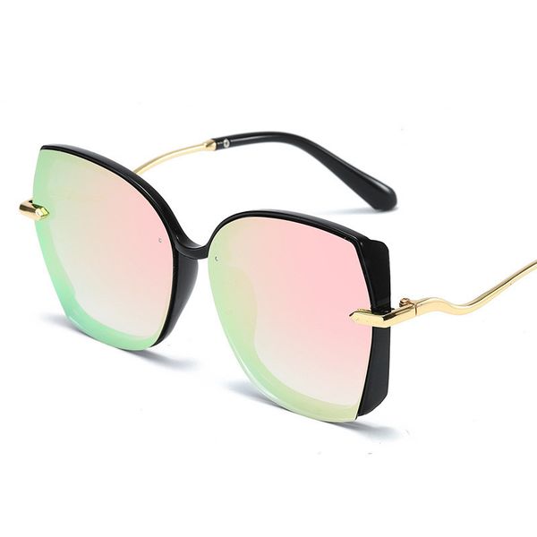 

fashion brand sunglasses women uv protection sun glasses personality pc lens oculos de sol wholesale, White;black