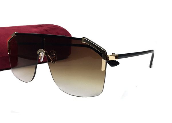 

uv400 0291 eyewear legs women design sunglasses men for fashion wrap half summer coating lens carbon fiber style luxury outdoor frame fvcud, Slivery;brown