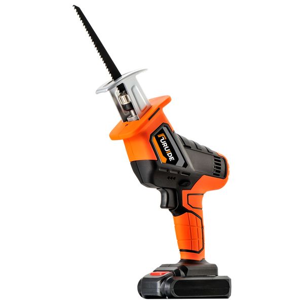 

lithium reciprocating saw charging electric horse saw small household high power outdoor hand-held wood tool+6 blade