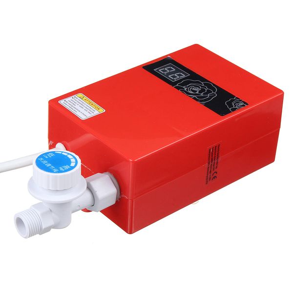 

3000w 220v ipx4 бытовая кухня электрический проточный нагреватель бытовой кухни instant hot water eu - красный