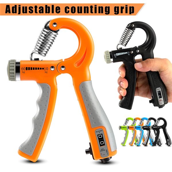 

adjustable resistance hand grip finger power strengthener home exerciser trainer zj55 hand grips