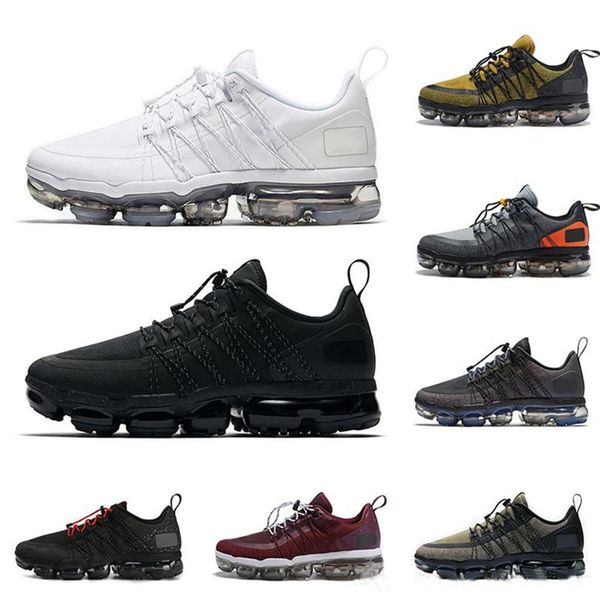 

with box 2019 run utility running shoes for men triple white black reflective medium olive burgundy air designer mens trainers shoes