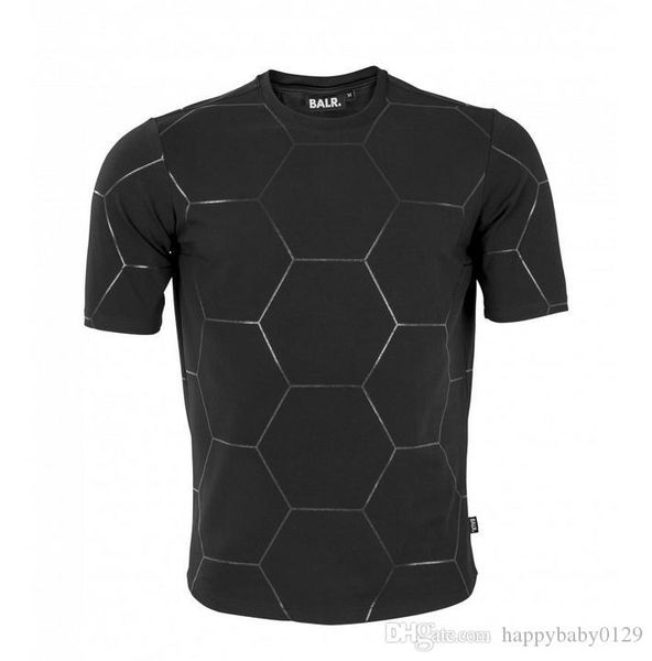 

высококачественная +2018 евро размера футбольных линий balr тенниска menwomen короткого рукав nl бренд одежды 1or1 круглого дно долго назад, White;black