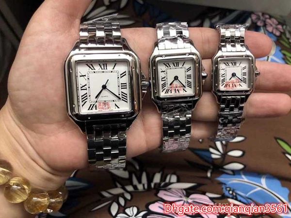 

luxury watches 3 sizes silver gold watch woman wristwatch quartz woman watch women dress watches stainless steel men designer fashion watche, Slivery;brown