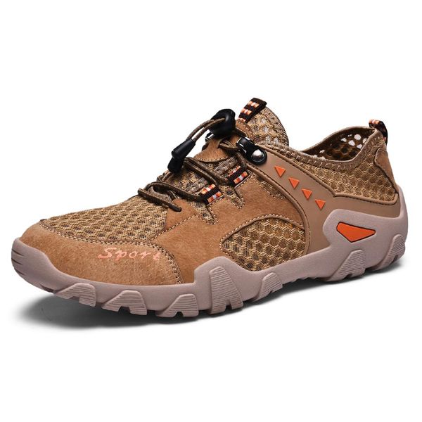 

leather outdoor hiking shoes breathable mesh shoes sports mountain climbing rock climbing fashion hiking