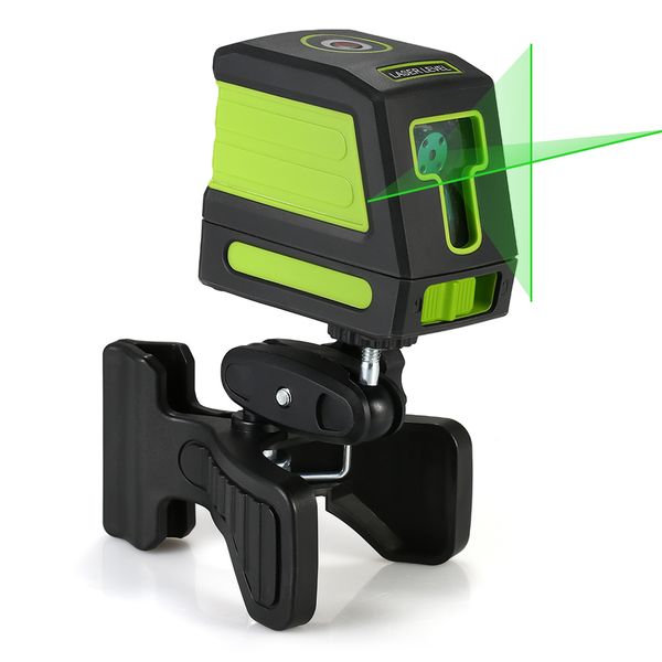 

Self-Leveling 2 Lines Green Laser Level Professional Horizontal and Vertical Cross Line Leveling Laser Level Kit