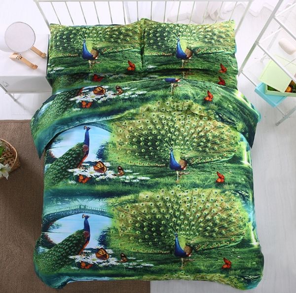 

2020 home textiles comfortable fashion 3d duvet sheet pillowcase new design 4pc/set tm01