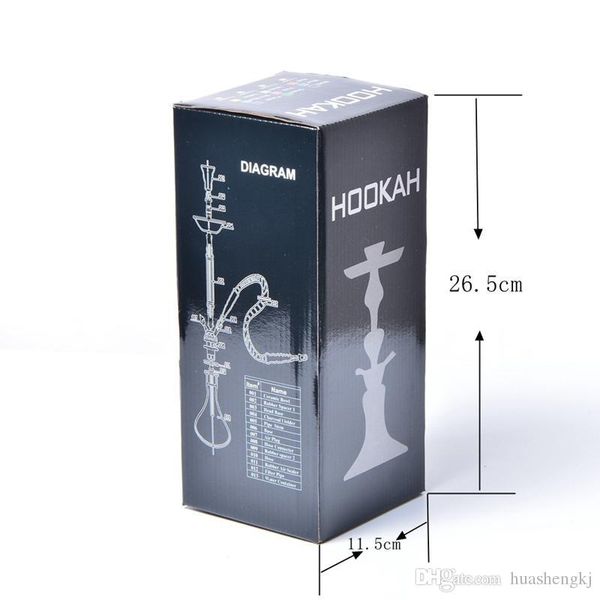 Agradável Mini colorido Hookah Shisha Dois Mangueira cachimbo portátil Innovative Design Qualidade Hot bolo de bacia cerâmica Bela High Color