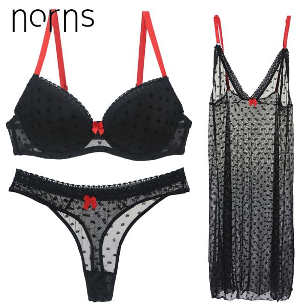 

women lace underwear set plus size bra push up beautiful underwear transparent bra female bras triangle lingerie set, Red;black