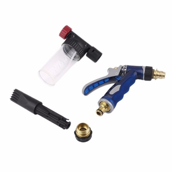 

new multifunctional foamaster portable snow foam car wash spray gun for lance uses hose pipe universal auto cleaning kit