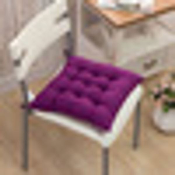 

40cm chair seat pads cord for patio home car sofa office decoration square solid seat home decor for garden office patio