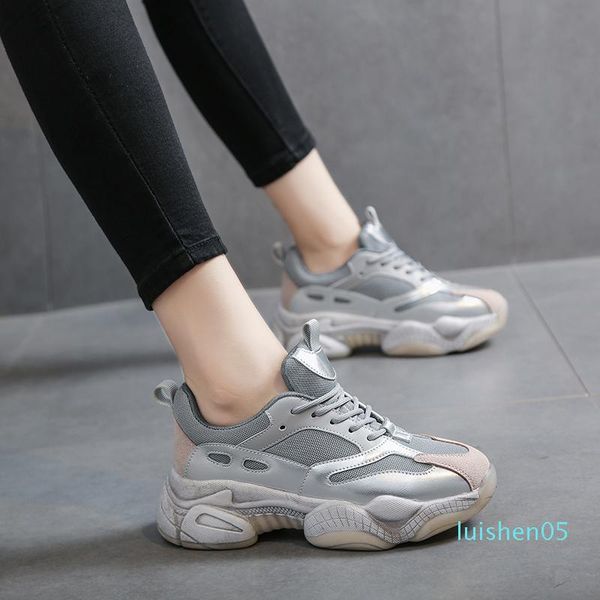 

leisure sport women loafers comfortable soft platform shoes female tourism slip-ons 9 s ladies tenis shoes bulk accessories l05, Black
