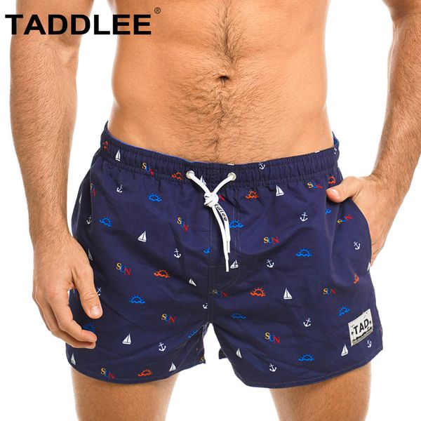 

taddlee brand swimwear men boardshorts surfing swim boxer trunk swimsuits bathing suit quick dry square cut beach shorts