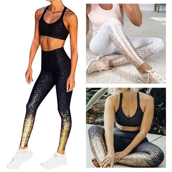 

leggings pants slim workout crackle printed high waist sports female yoga running fitness fitness pants -xl, White;red