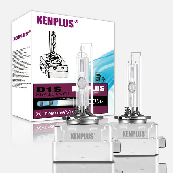 

xenplus 1 pair oem xenon high bright fast start hid bulb 35w d1s d2s d2r d3s d4s d4r 4300k 5000k 6000k 8000k 2 years warranty
