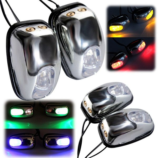 

1 pair led lights windshield washer eyes led lamp wiper jet water spray nozzle spout wiper washer eye car styling universal