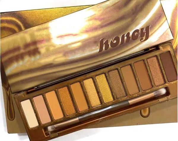 

Бесплатная доставка ePacket! 2019 новый 12 цвет макияж палитра меда тени для век палитра / тени для век палитры!