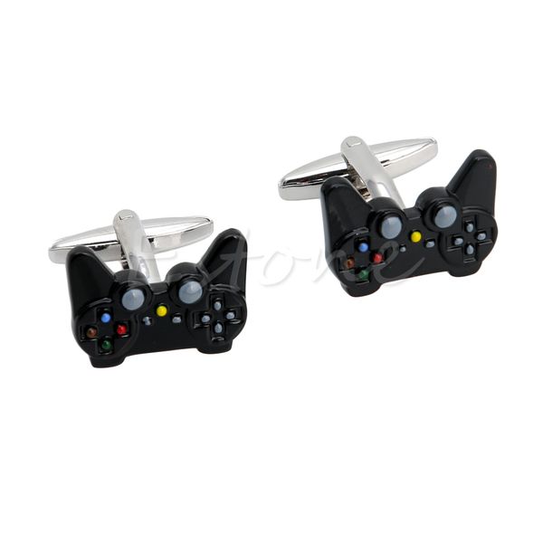 

men jewelry wedding party stainless steel shirt cufflinks novelty cuff links, Silver;golden