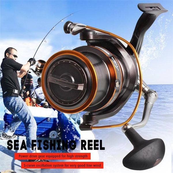 

yumoshi 13+1bb wheels spinning reel fishing reel 1000-10000 ball bearing reels molinete carretilhas de pesca