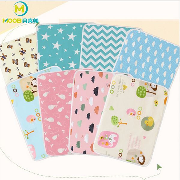 

baby waterproof diaper changing mat table reusable mattress for newborns cotton washable changing pad baby bed sheet moob