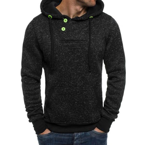 

hoodies men 2018 autumn new fashion mens hoodies brand long sleeve tracksuit male sweatshirt hoody casual mens pullover xxl, Black
