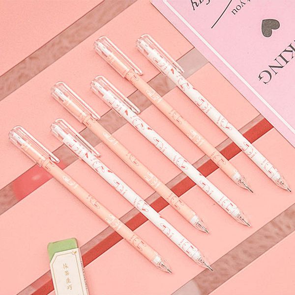 

4pcs 0.5/0.7mm rubbit mechanical pencil cartoon animal automatic pens for writing girls gifts korean stationery school supplies, Blue;orange