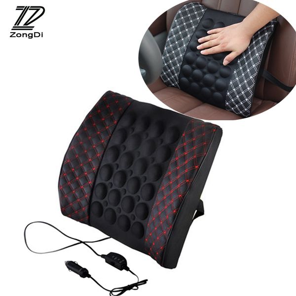 

zd 12v massage lumbar support cushion car seat pillow for hyundai i30 ix35 juke suzuki vitara swift opel insignia