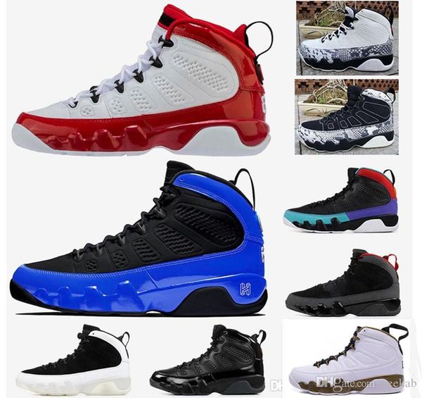 

новые 9s mens basketball обувь gym red 9 racer blue dream завелись древесный уголь unc черный белый змеиной space jam спорт кроссовки 36-47
