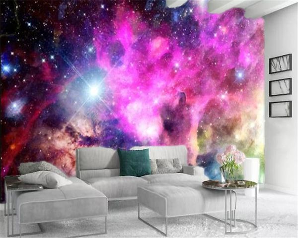 

3d обои на заказ номера фото фэнтези красочные планетарные space hd цифровая печать влагостойкие обои