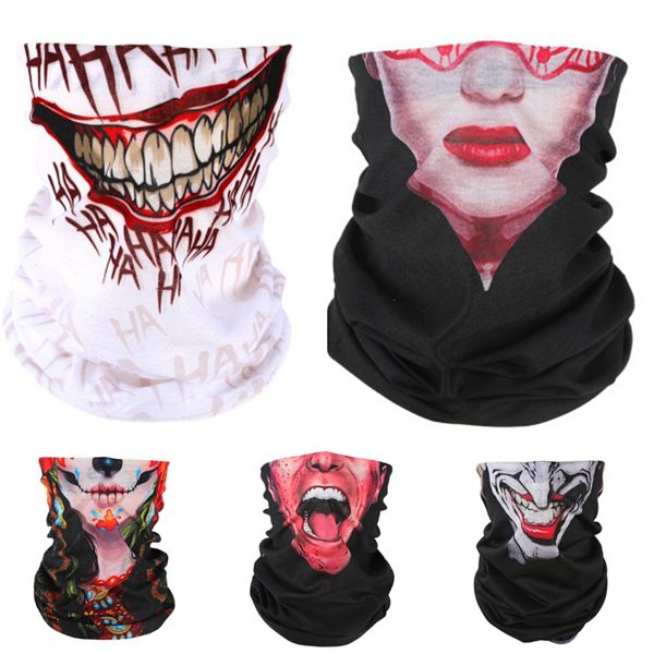 

halloween skull masks skeleton magic skull half face mask ghost skull scarf multi use neck ghost festival half face mask15 #910#196, Blue;black