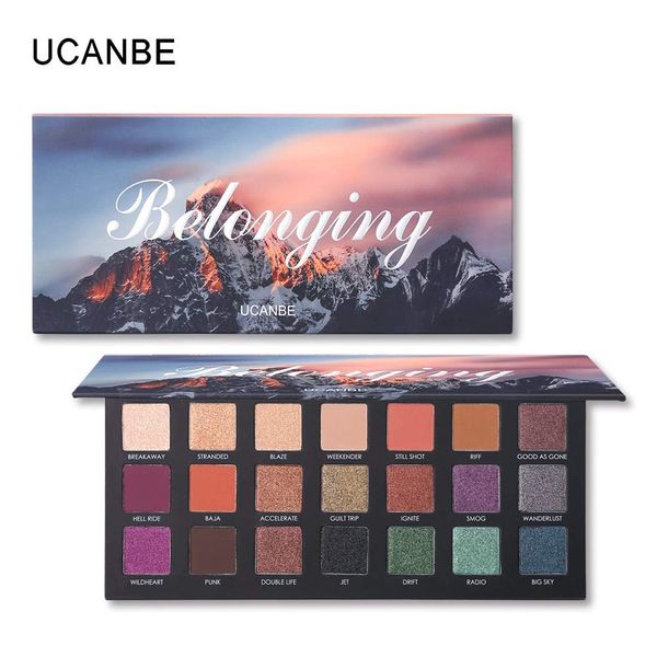 

21 colors belonging shimmer matte eyeshadow makeup palette glitter long lasting pigment eye shadow sombras cosmetic