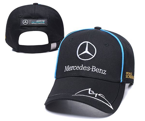 

good quality snapback hat f1 champion racing sports mercedes-benz /amg automobile trucker men hats adjustable golf cap sun trucker hat, Blue;gray