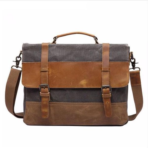 

designer- brand fashion luxury designer retro briefcase men business computer messenger bag crazy horse crossbody bag male laphandbags