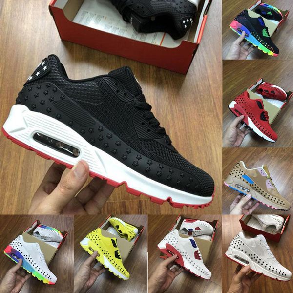 

2019 90 40 45 new kpu running for sport trainer chaussures men black white triple s man designer shoes fashion sneakers