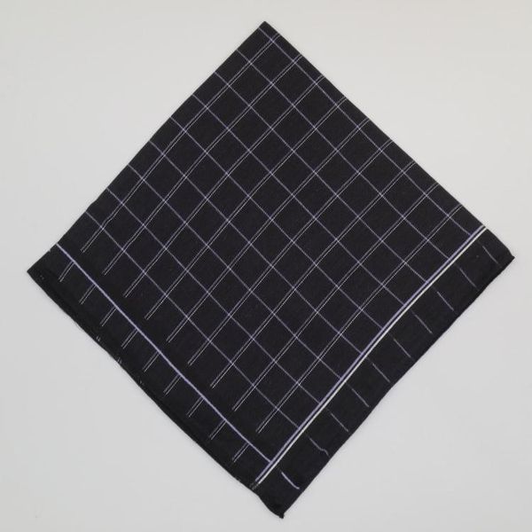 

1pcs 43cm fashion plaid men striped cotton handkerchief pocket square dinner towel wedding christmas gift