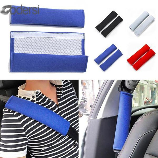 

2pcs car seat belt shoulders pads covers goods cushion warm short plush safety shoulder protection auto interior accessories
