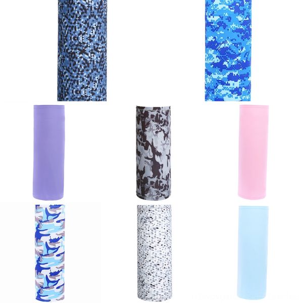 

t9dlv multifunctional seamless magic scarf face mask color cosplay bicycle cs party headwear half face bandana ski mask camouflage halloween, Black