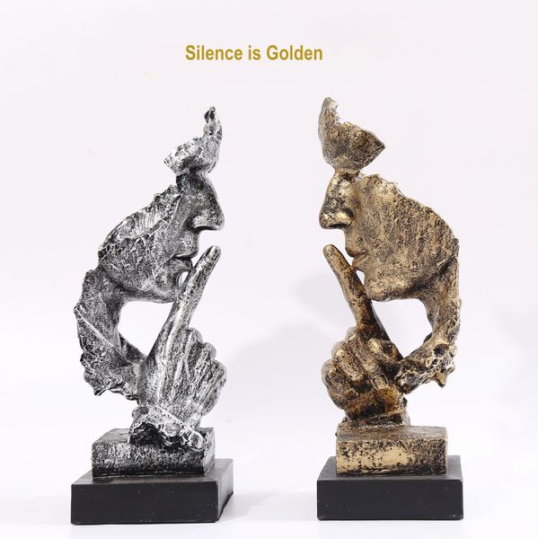 

гостиная безделушки творческий художественный ретро тишина золотая скульптура смолы ремесла украшения