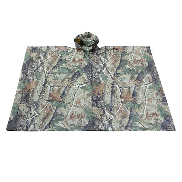 

multifunctional military cold camouflage raincoat waterproof raincoat men's and women's camping fishing motorcycle awning