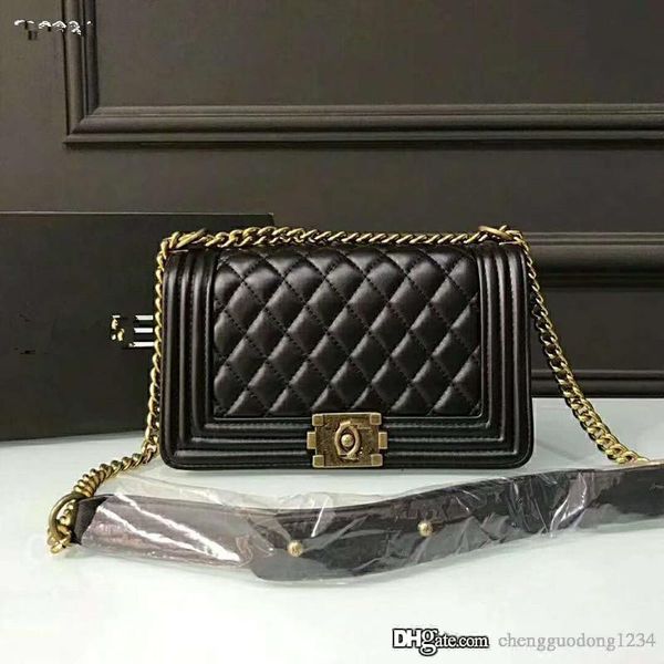 

ling plaid chain european and american classic embroider line small perfume han edition fashion shoulder aslant package designers