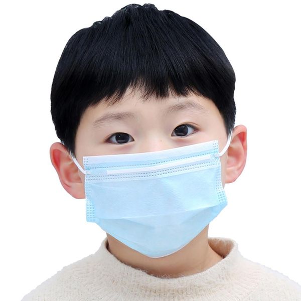 

10pcs disposable face maske for germ protection kids cotton face maskswashable and reusable cloth cartoon print bandana uroki, Silver