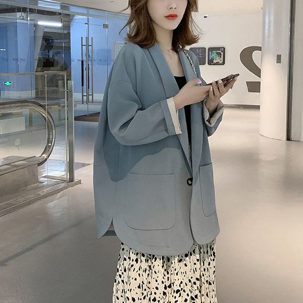 

2020 женин новй коѬейкий v обѬазнм вѬезом одна кнопка длиннм Ѭђкавом пове, White;black