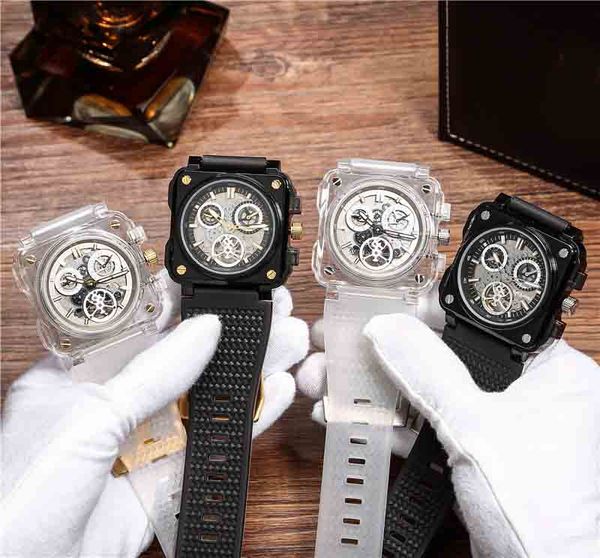 

дата у bdr7 человек автоматические механические часы колокол из нержавеющей стали росс часы мужчины часы взрыва лодки наручные часы, Slivery;brown