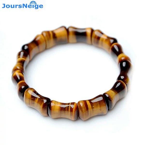 

wholesale genuine yellow tiger eyes natural stone bracelets lucky for women men bamboo hand row energy stone bracelets jewelry, Golden;silver