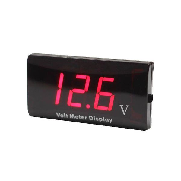

12v led digital display voltmeter car motorcycle voltage volt gauge panel meter