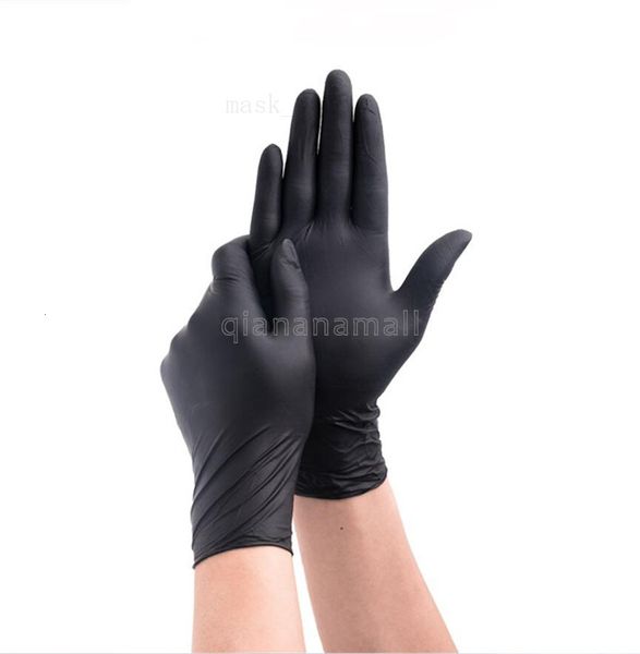 

black pcs disposable latex universal kitchen dishwashing work rubber 100pcs garden left right hands protective gloves ojbh qa